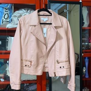 Faux Leather Biker Jacket